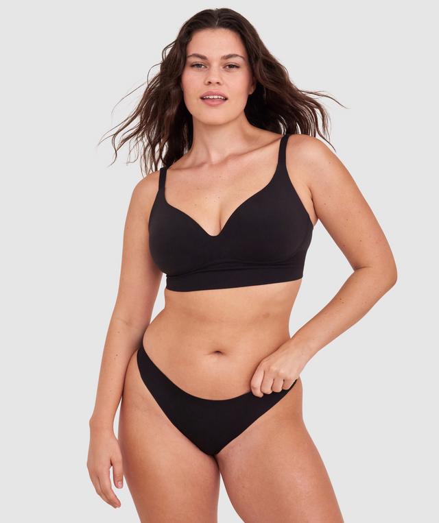 Base Layers Wirefree Full Coverage - Black