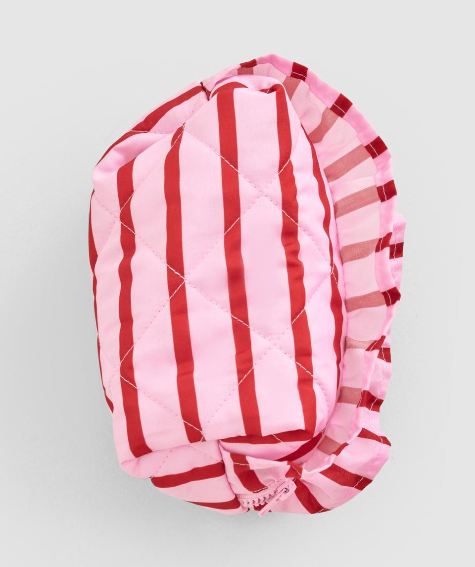 Vacation Soft Makeup Bag - Print Stripe