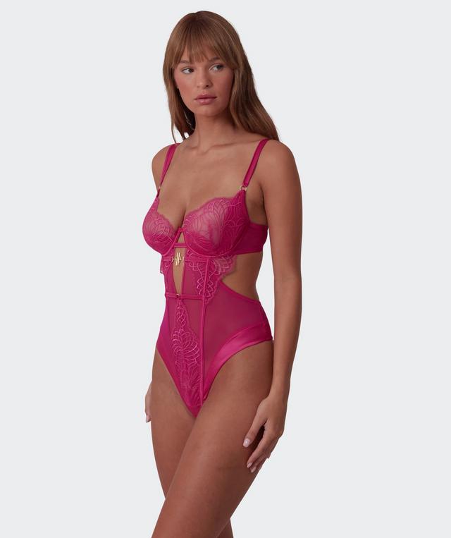 Vamp Be Mine Bodysuit - Dark Pink