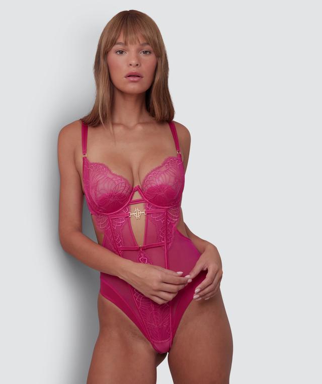 Vamp Be Mine Bodysuit - Dark Pink