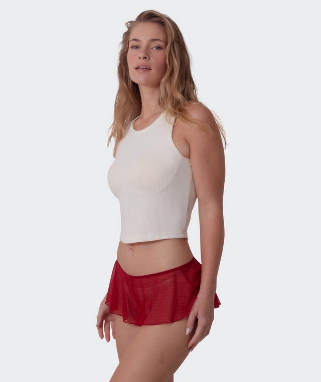 Malia French Knicker - Dark Red