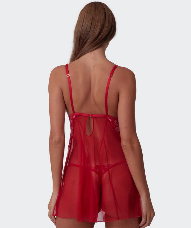 Enchanted Everlasting Babydoll - Red