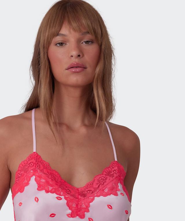 Angelica Kisses Cami - Print/Pink