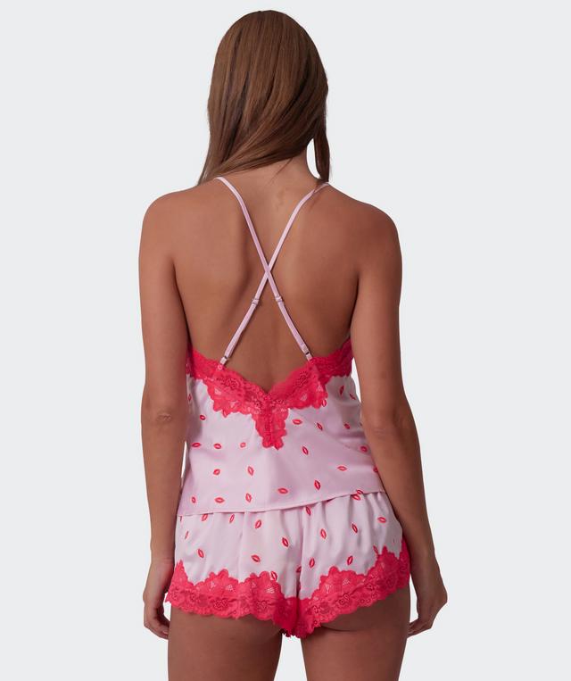 Angelica Kisses Cami - Print/Pink
