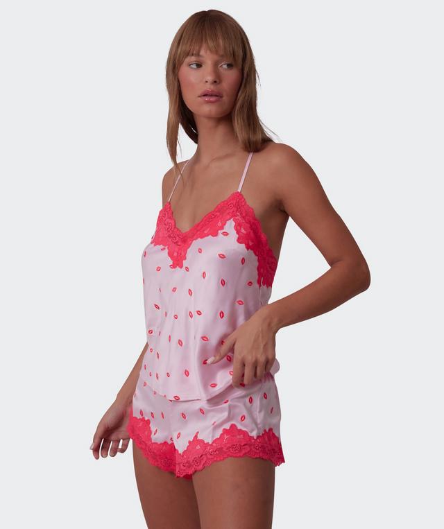 Angelica Kisses Cami - Print/Pink