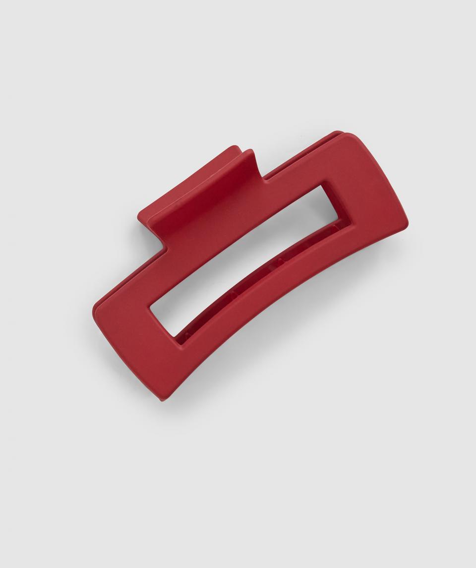Square Clip With Logo - Dark Red