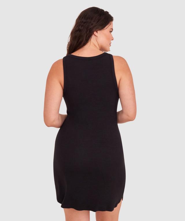Comfy Rib Slip - Black