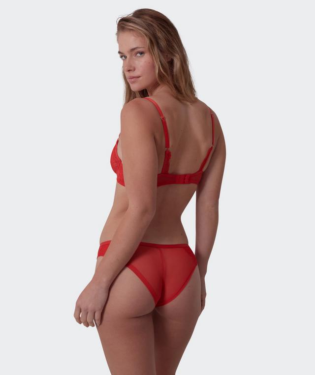 Imogen Brazilian Knicker - Light Red