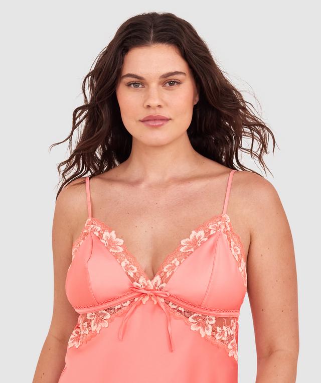 Arla Short Slip - Dark Coral
