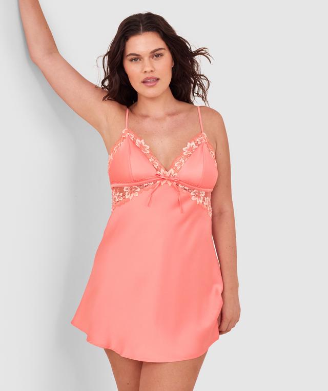 Arla Short Slip - Dark Coral