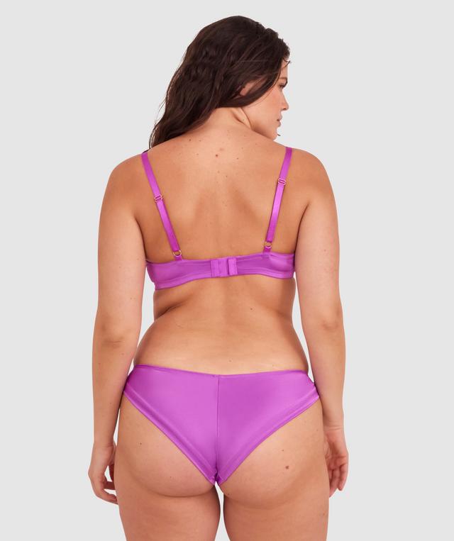 Narelle Lightly Lined Balconette Bra - Purple