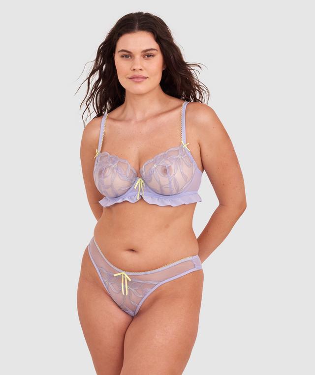 Enchanted Be My Bow Bra - Lavender