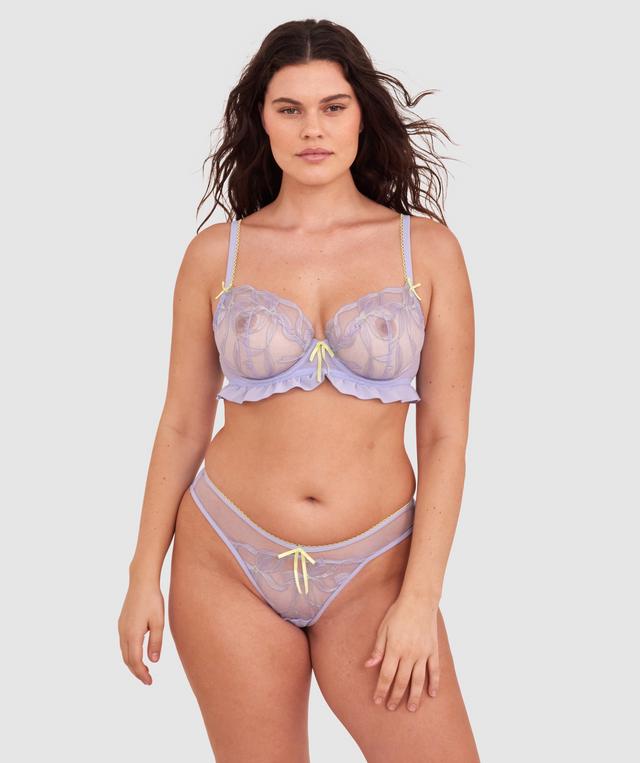 Enchanted Be My Bow Bra - Lavender