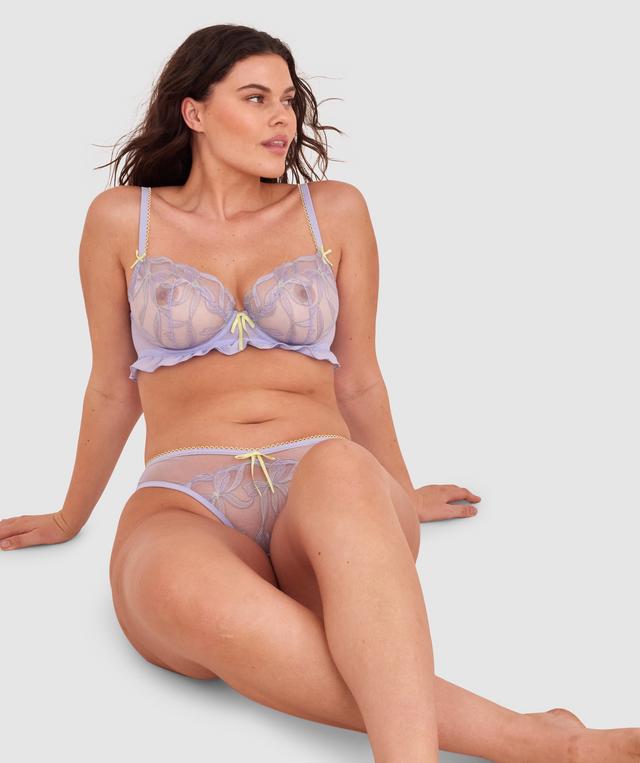 Enchanted Be My Bow Bra - Lavender