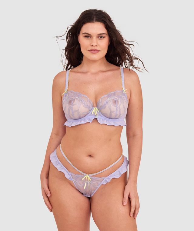 Enchanted Be My Bow High Leg String - Lavender