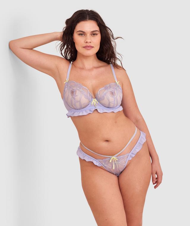 Enchanted Be My Bow High Leg String - Lavender