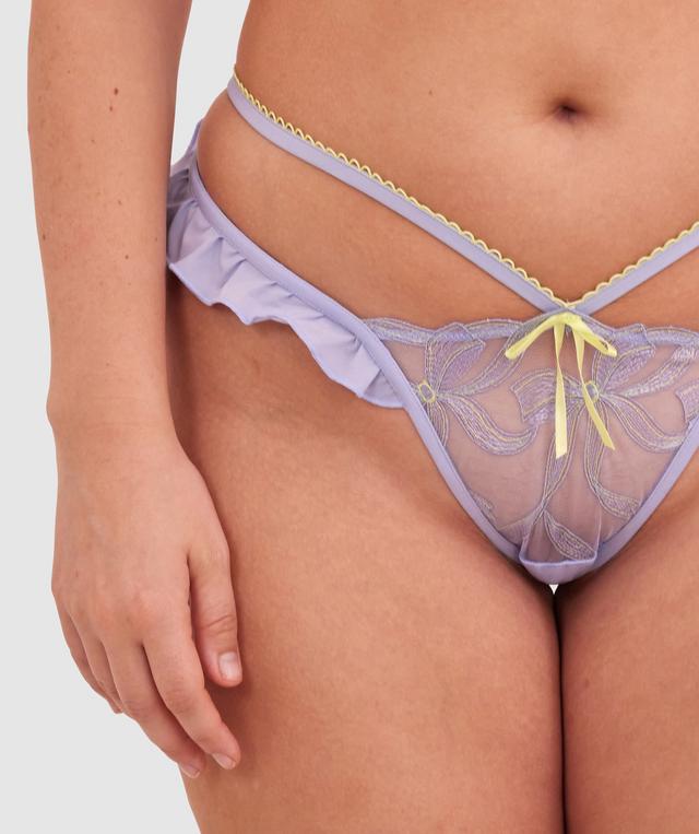 Enchanted Be My Bow High Leg String - Lavender