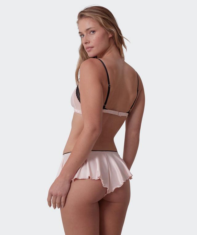 Jadey High Leg French Knicker - Oatmeal