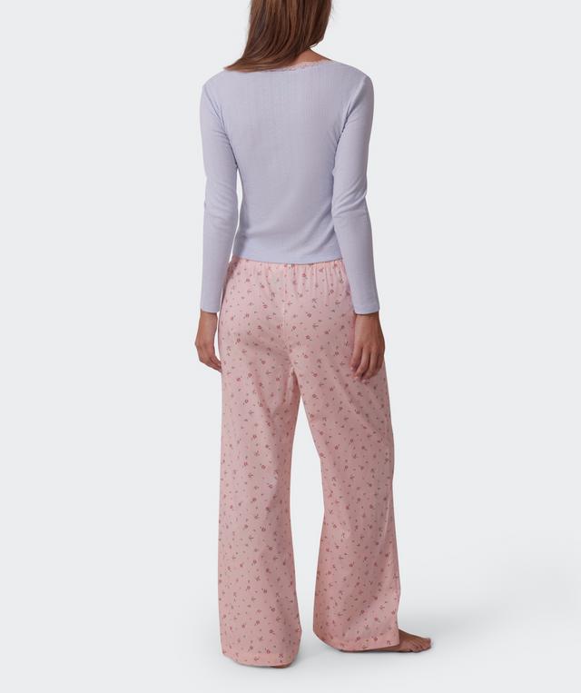 Mix And Match Long Sleeve Top-Light Blue
