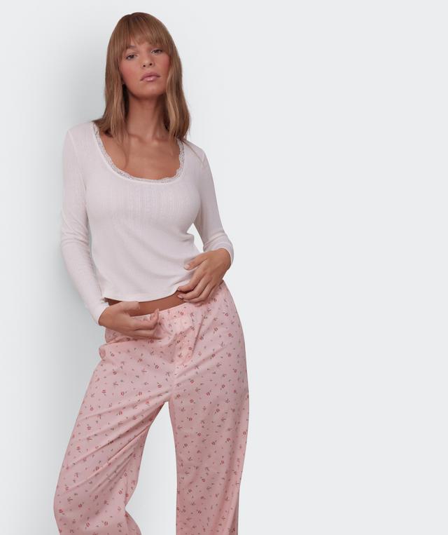 Mix And Match Long Sleeve Top - Light Pink