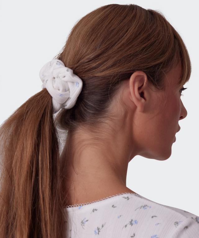 Polly Scrunchie-Print Ditsy Floral