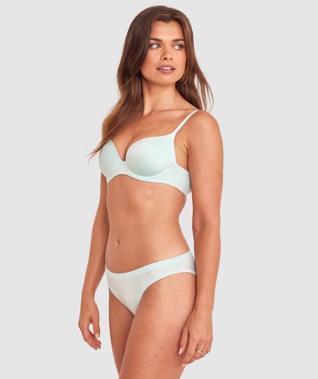 Body Bliss Contour Plunge Bra - Light Green