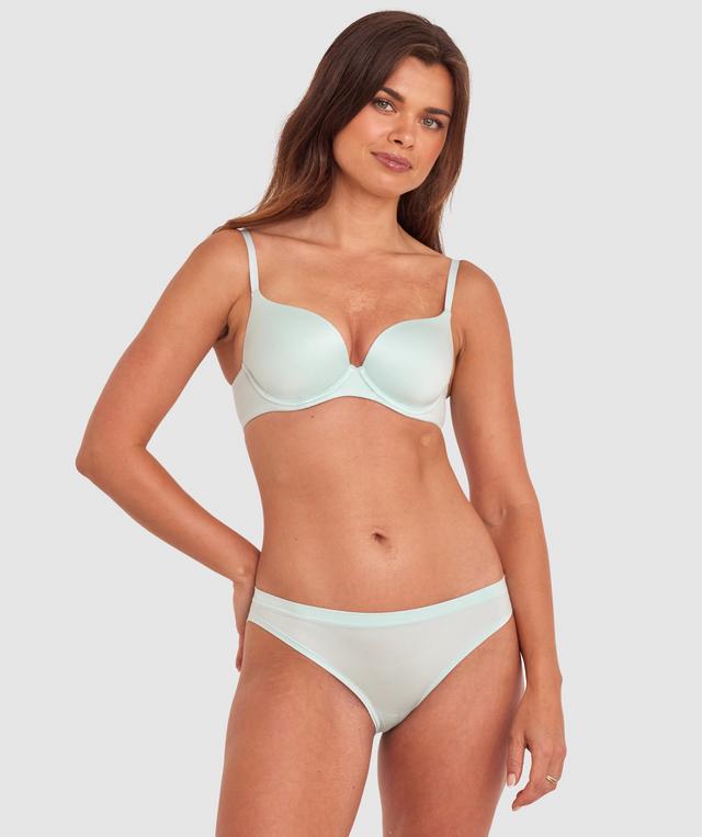 Body Bliss Contour Plunge Bra - Light Green