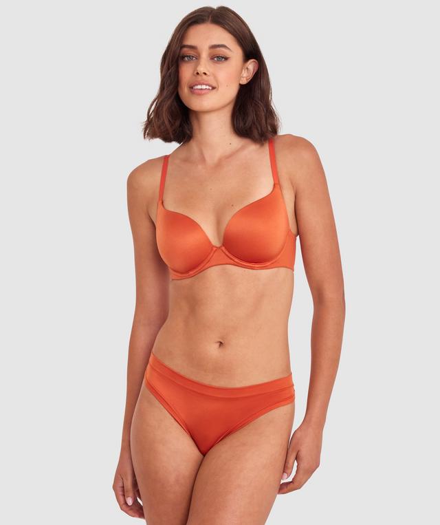Body Bliss Contour Plunge Bra - Rust