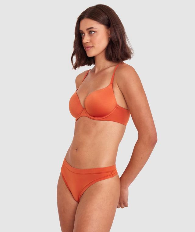 Body Bliss Contour Plunge Bra - Rust