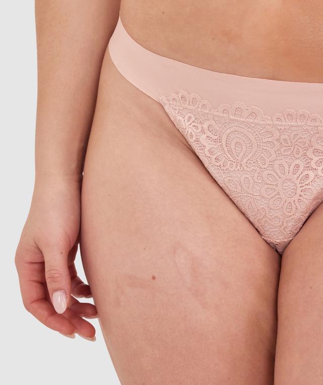 Audrey G String-Blush Pink