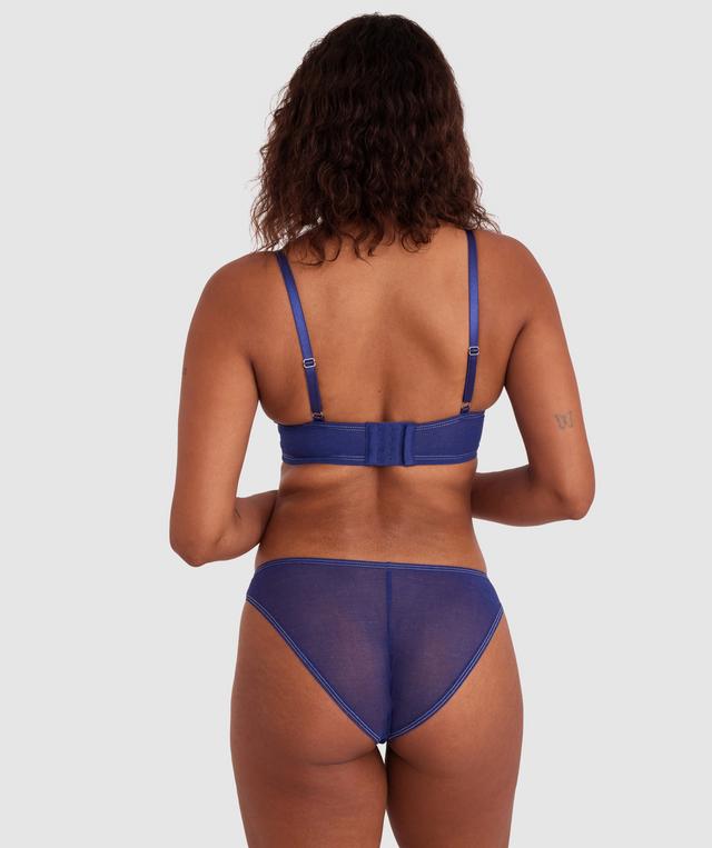 Aaliyah Brazilian Knicker - Navy