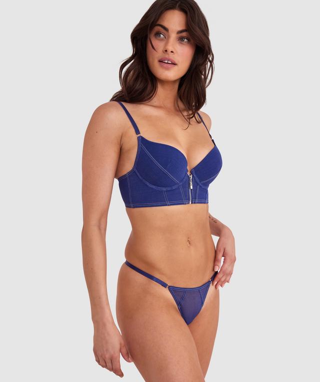 Aaliyah Mini V - Navy