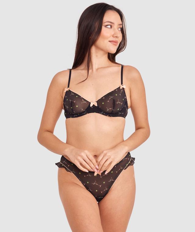 After Hours Unlined Plunge Bra - Print