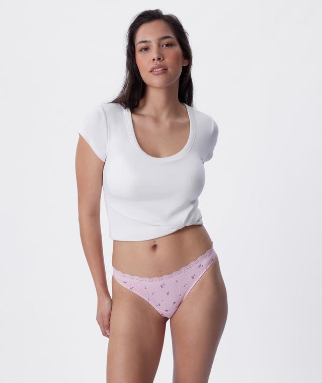 Alba G String - Print Ditsy Floral