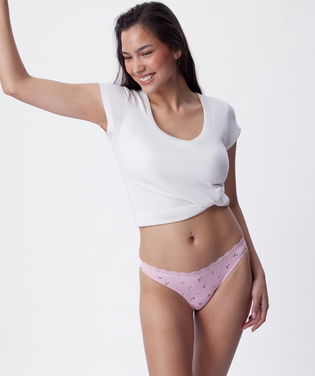 Alba G String - Print Ditsy Floral