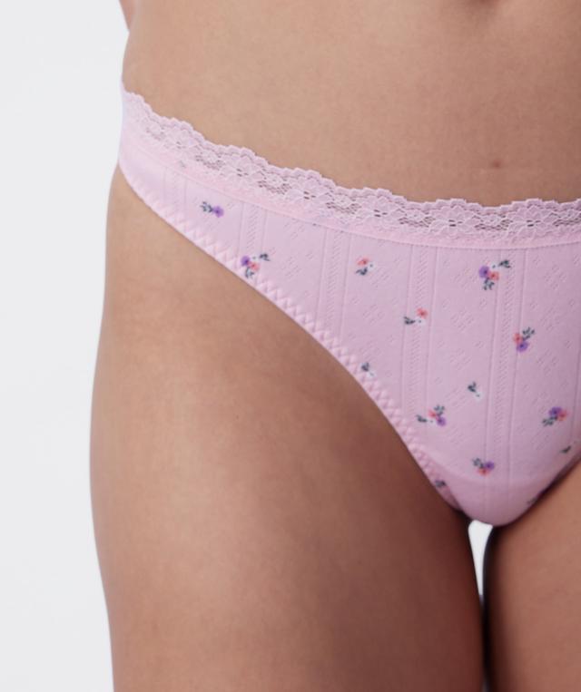 Alba G String - Print Ditsy Floral