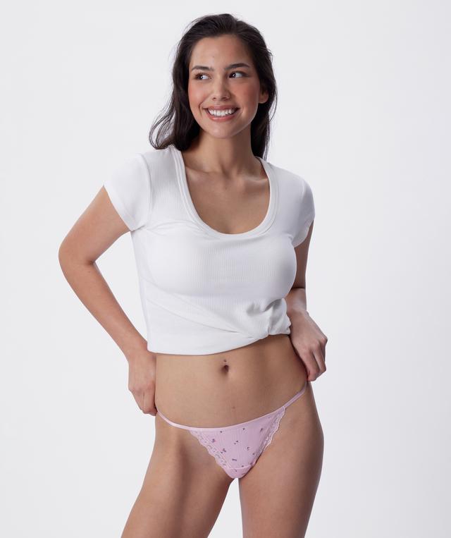 Alba String - Print Ditsy Floral