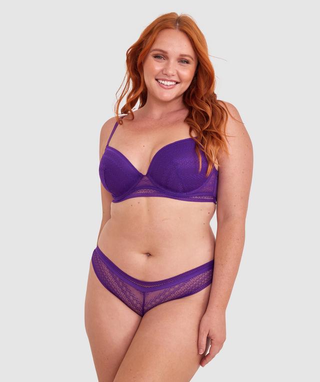 Alby Contour Bra - Purple
