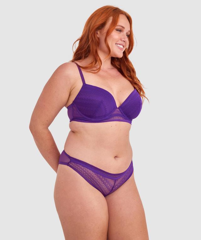Alby Contour Bra - Purple