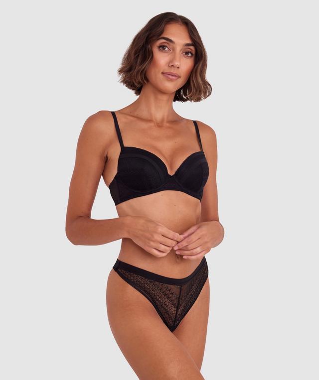 Alby Push Up Bra - Black