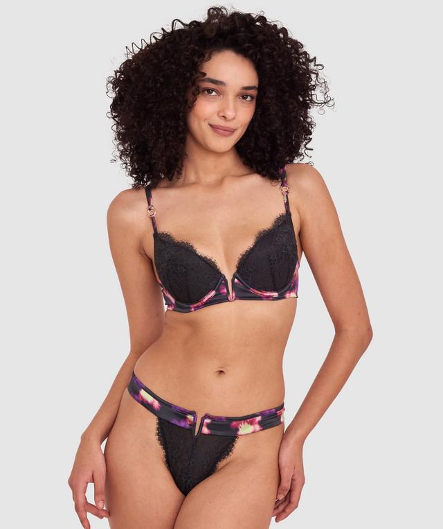 Alessia Push Up Bra - Floral Print