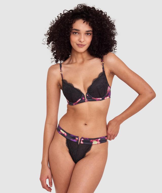 Alessia Push Up Bra - Floral Print