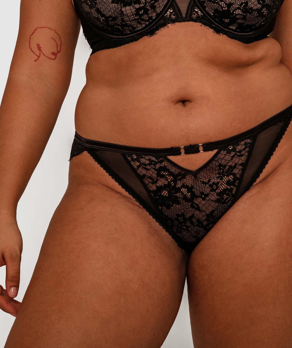 All About Me Brazilian Knicker - Black
