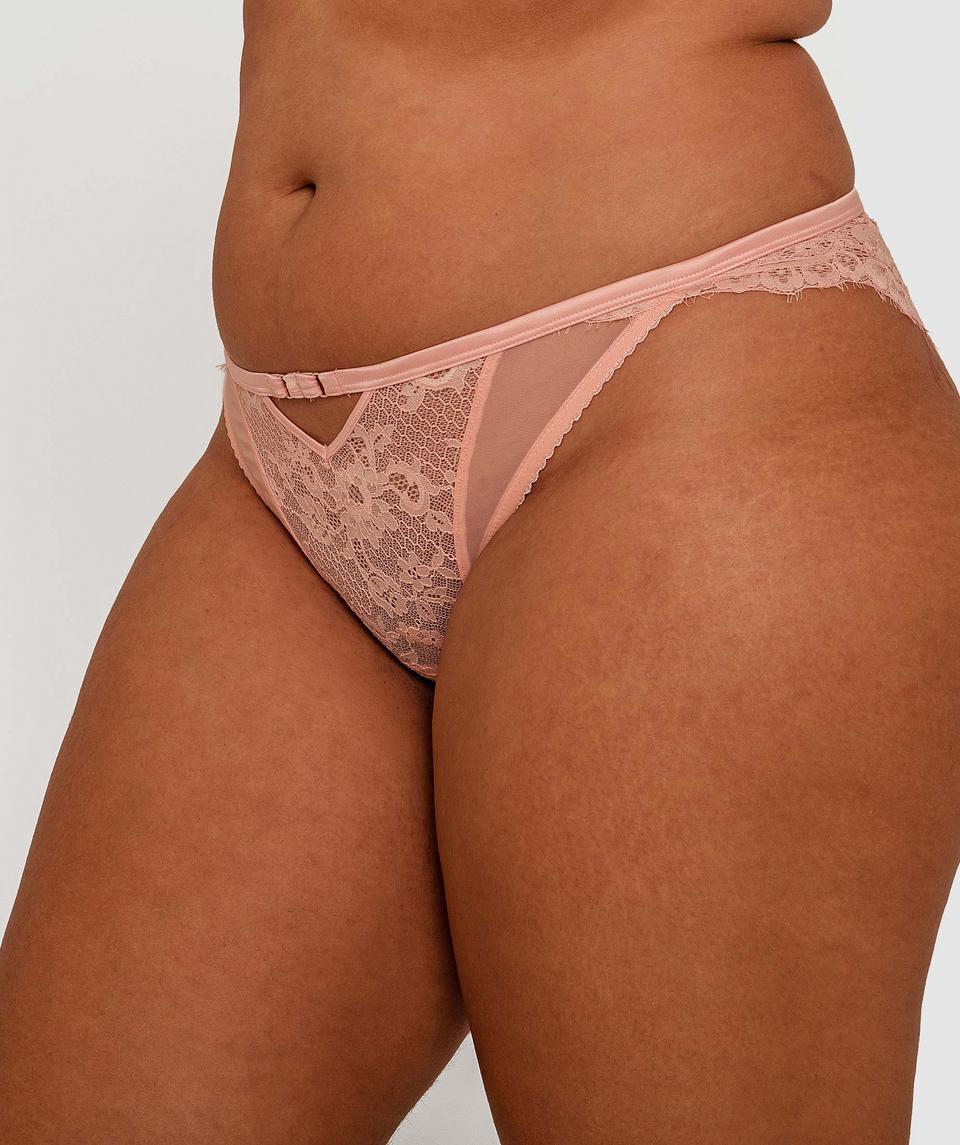 All About Me Brazilian Knicker - Blush Pink