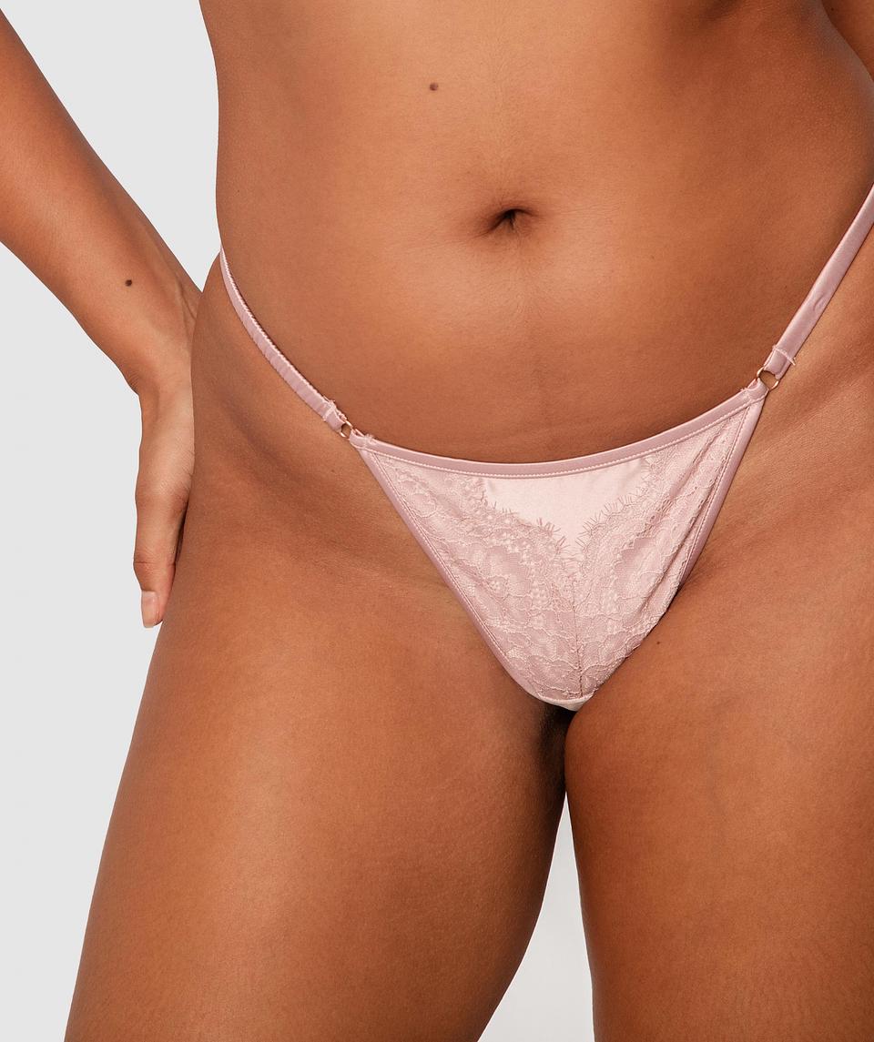 Angela Mini V Knicker - Light Pink