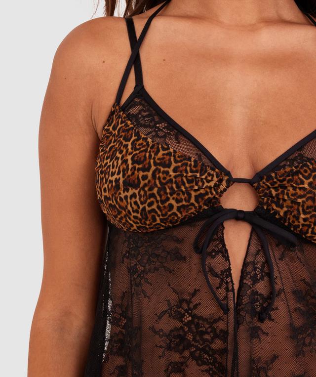 Angelique Babydoll - Print Animal