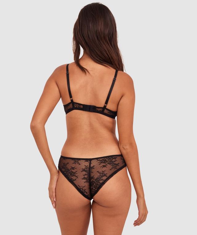 Angelique High Leg Brazilian Knicker - Print Animal