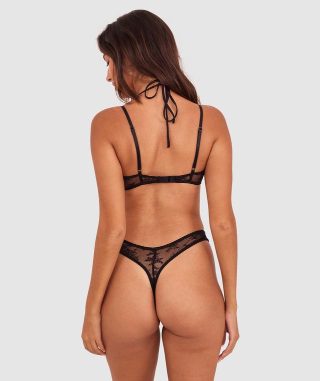 Angelique High Leg G String - Print Animal