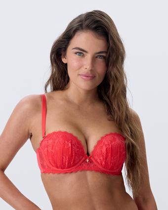 Anna Strapless Bra - Light Red (Light Red)