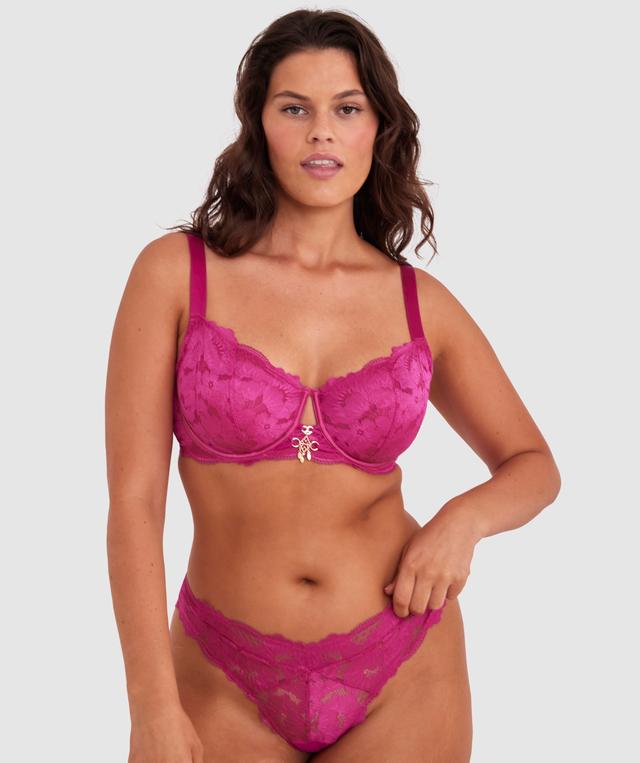 Annalise Full Coverage Bra - Rose